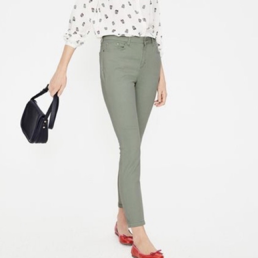 Olive Green Slim Women's Jeans